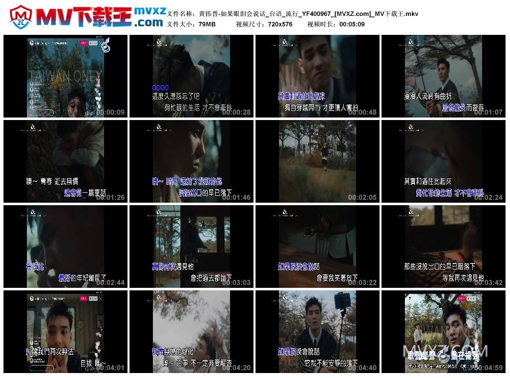 黄伟晋-如果眼泪会说话_台语_流行_YF400967